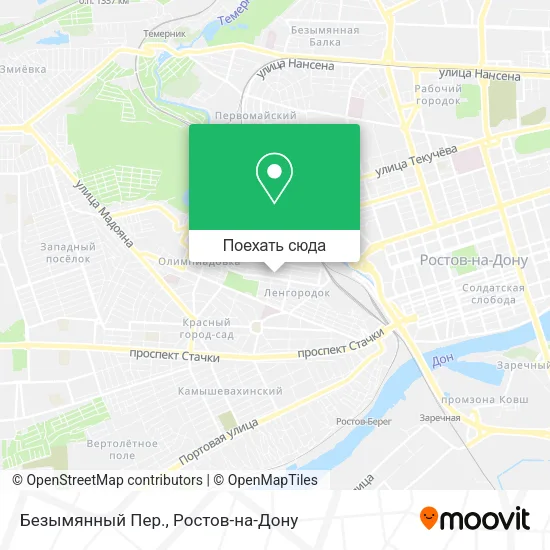 Карта Безымянный Пер.