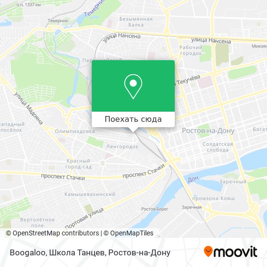 Карта Boogaloo, Школа Танцев