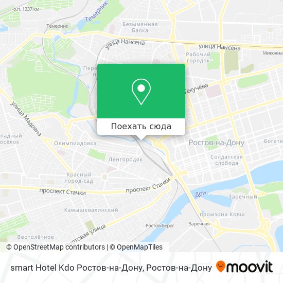 Карта smart Hotel Kdo Ростов-на-Дону