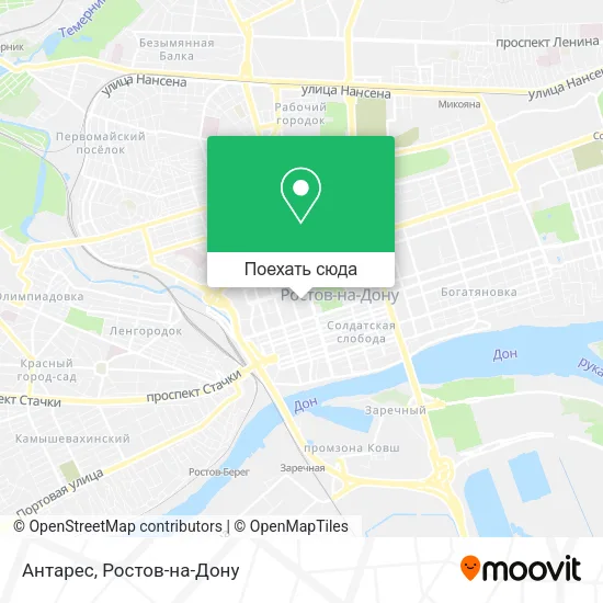 Карта Антарес
