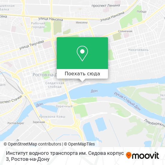 Карта Институт водного транспорта им. Седова корпус 3