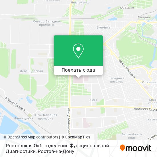 Карта Ростовская Окб. отделение Функциональной Диагностики