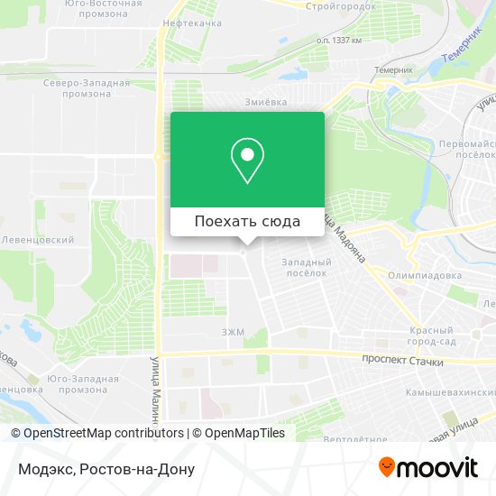 Карта Модэкс