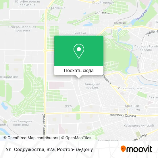 Карта Ул. Содружества, 82а