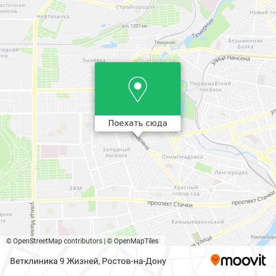 Карта Ветклиника 9 Жизней