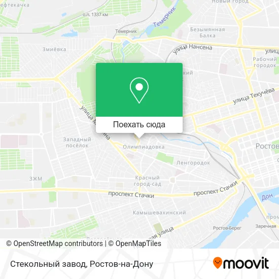Карта Стекольный завод