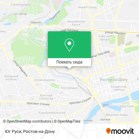 Карта Юг Руси