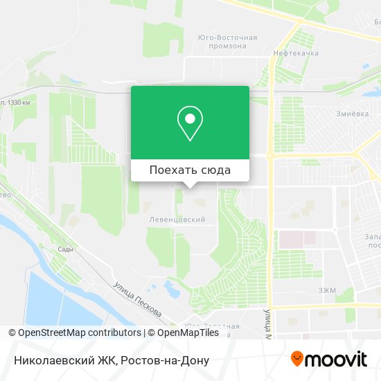 Карта Николаевский ЖК