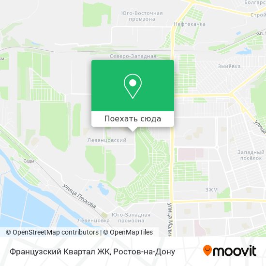 Карта Французский Квартал ЖК