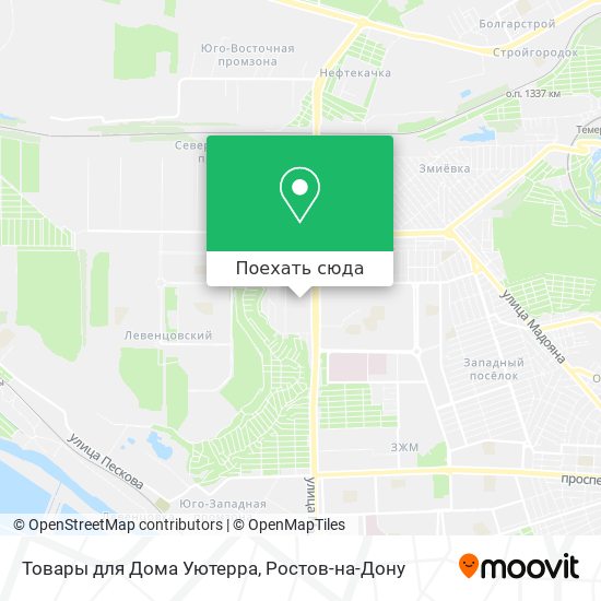 Карта Товары для Дома Уютерра