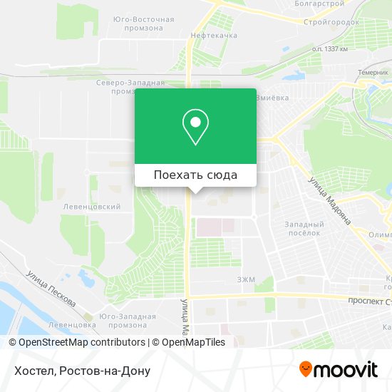 Карта Хостел