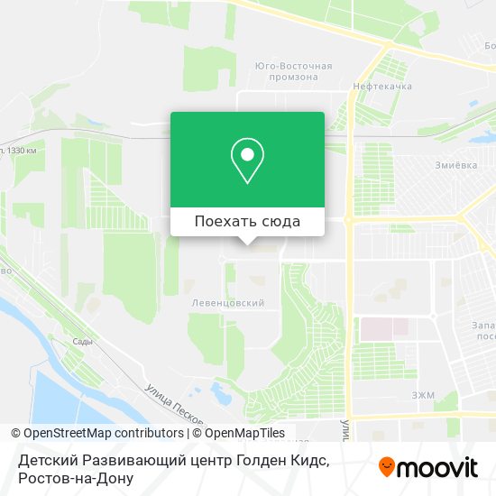 Карта Детский Развивающий центр Голден Кидс
