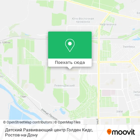 Карта Детский Развивающий центр Голден Кидс