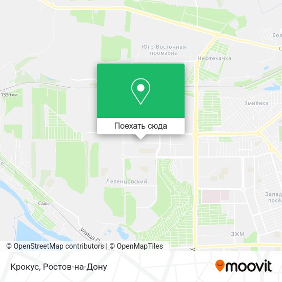 Карта Крокус