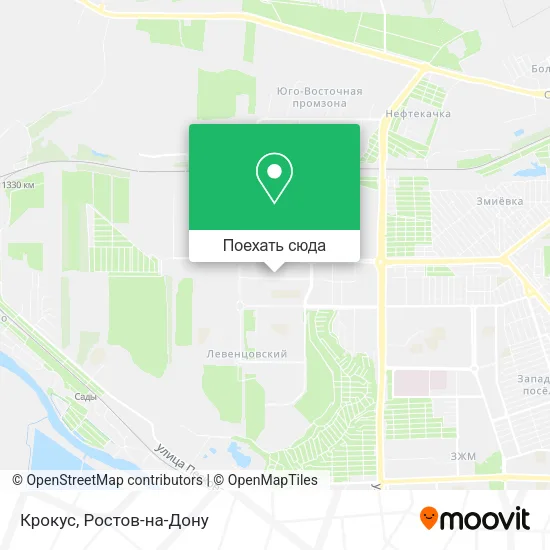 Карта Крокус