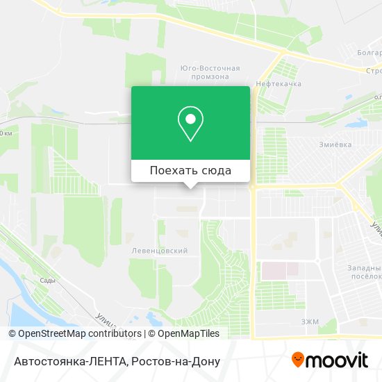 Карта Автостоянка-ЛЕНТА