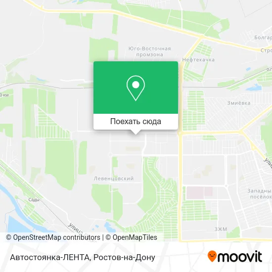 Карта Автостоянка-ЛЕНТА
