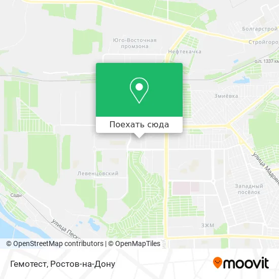 Карта Гемотест
