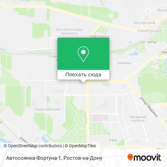 Карта Автосоянка-Фортуна-1