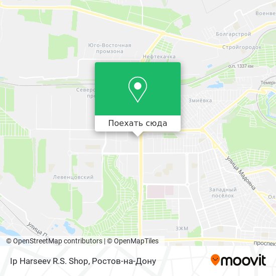 Карта Ip Harseev R.S. Shop