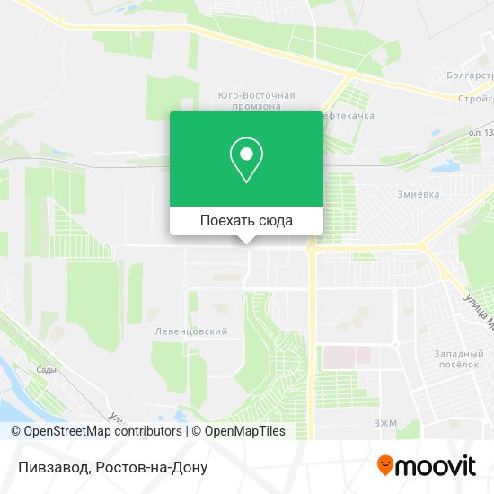 Карта Пивзавод