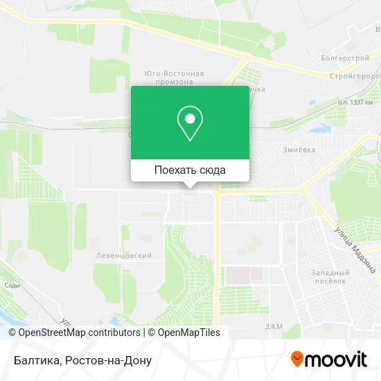 Карта Балтика