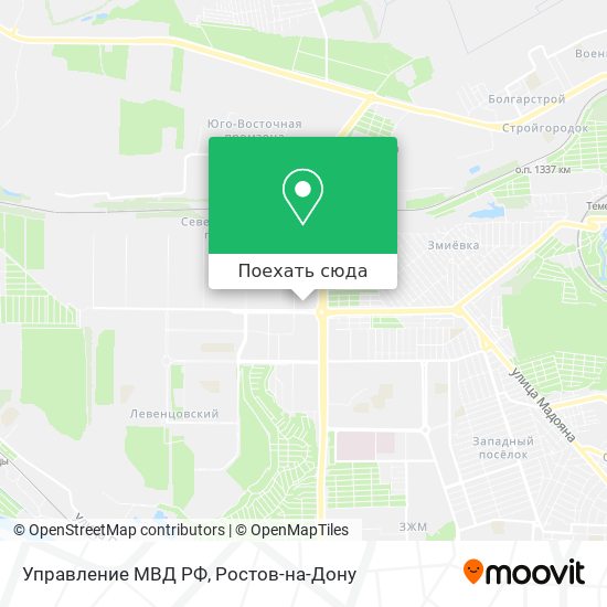Карта Управление МВД РФ