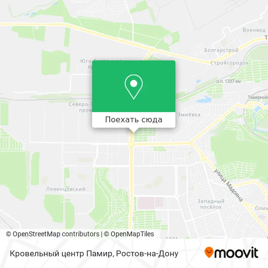 Карта Кровельный центр Памир