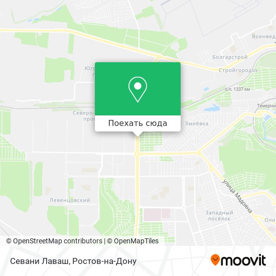 Карта Севани Лаваш
