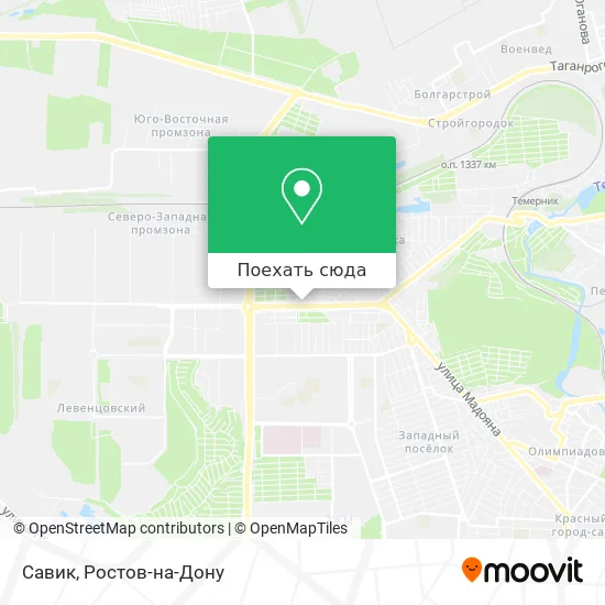 Карта Савик