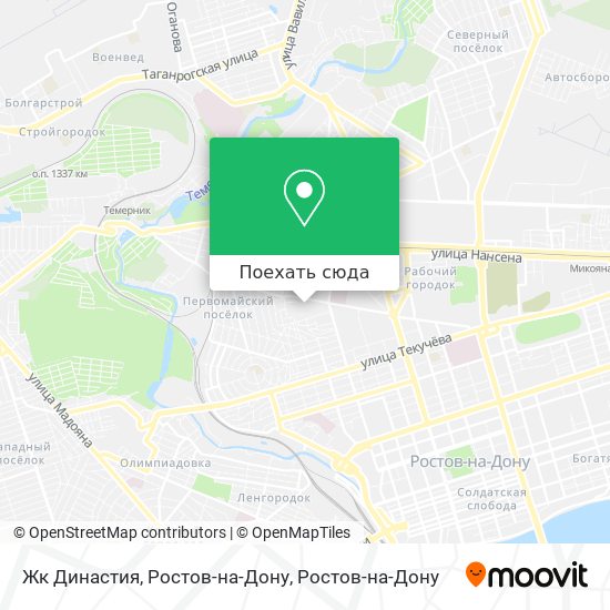 Карта Жк Династия, Ростов-на-Дону