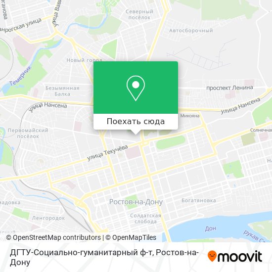 Карта ДГТУ-Социально-гуманитарный ф-т