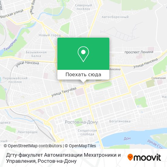 Карта Дгту-факультет Автоматизации Мехатроники и Управления