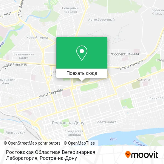 Карта Ростовская Областная Ветеринарная Лаборатория
