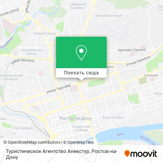 Карта Туристическое Агентство Анекстур