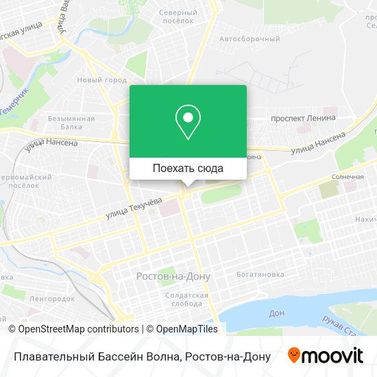 Карта Плавательный Бассейн Волна