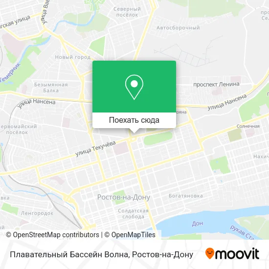 Карта Плавательный Бассейн Волна
