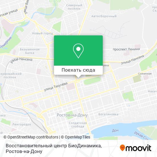 Карта Восстановительный центр БиоДинамика