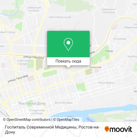 Карта Госпиталь Современной Медицины