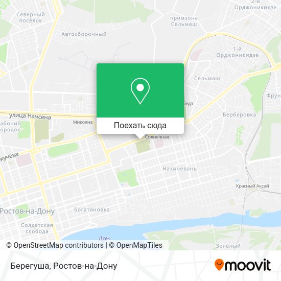 Карта Берегуша