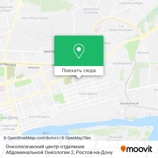 Карта Онкологический центр-отделение Абдоминальной Онкологии 2