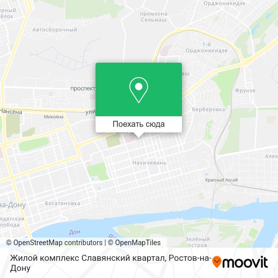 Карта Жилой комплекс Славянский квартал