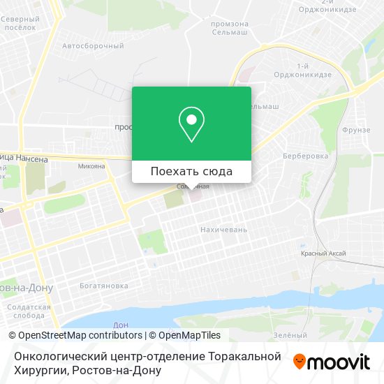 Карта Онкологический центр-отделение Торакальной Хирургии