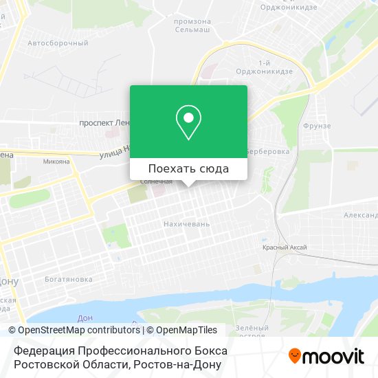 Карта Федерация Профессионального Бокса Ростовской Области