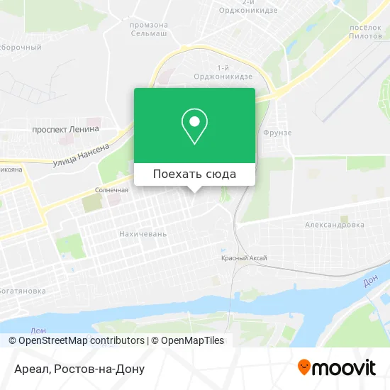 Карта Ареал