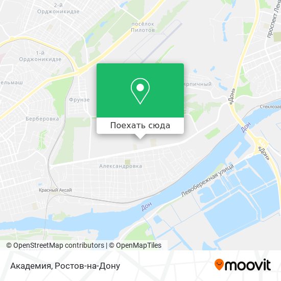 Карта Академия