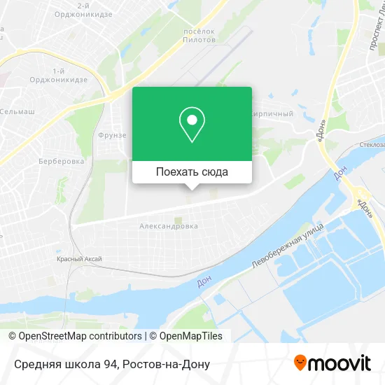 Карта Средняя школа 94