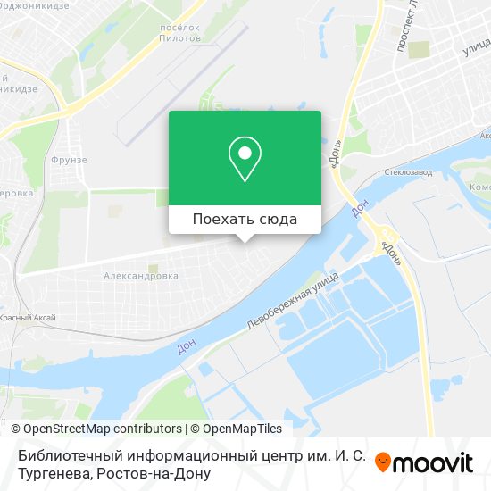 Карта Библиотечный информационный центр им. И. С. Тургенева