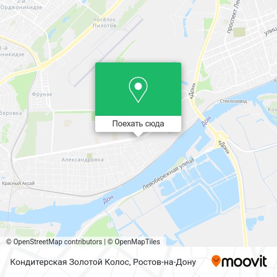 Карта Кондитерская Золотой Колос