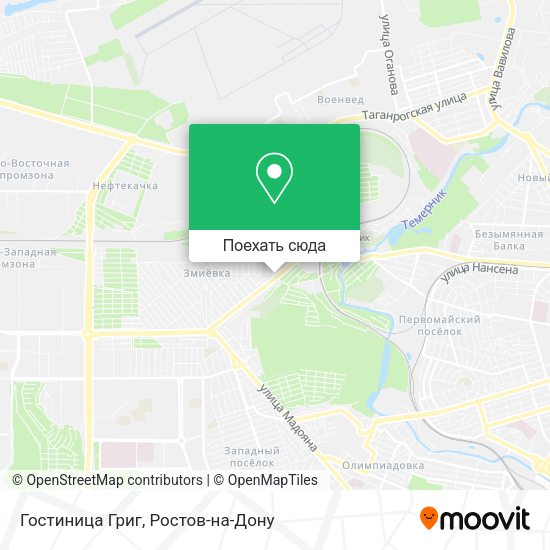 Карта Гостиница Григ